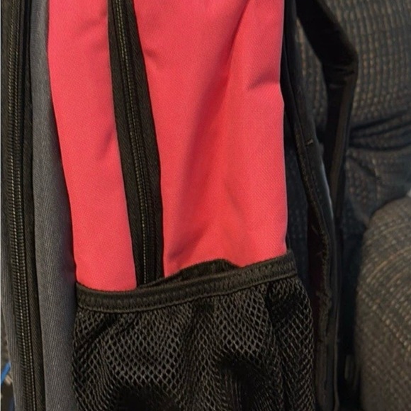 Adidas Vibrant Pink and Black Backpack - Picture 5 of 7
